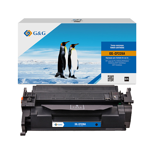 GG-CF226A G&G  Тонер картридж для HP LaserJet Pro400 M402n/dn/dw MFP M426 dw/fdn/fdw  (3100стр)