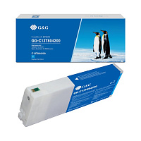 GG-C13T804200 G&G струйный голубой картридж T8042 для Epson SC-P6000/7000/8000/9000 (700 мл)