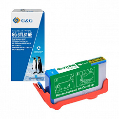 GG-3YL81AE G&G струйный голубой картридж 912XL для HP OJ  8012/14/15/17/19/22/23/24/25 (825 стр)