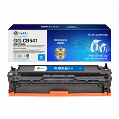 GG-CB541 UNIVERSAL G&G Тонер-картридж голубой универсальный для HP/Canon (1400 стр)