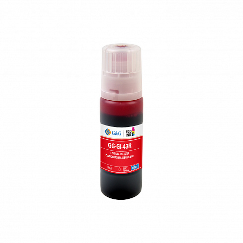 GG-GI-43R G&G чернила красные  для Canon Pixma G540/G640 60 ml