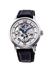 RE-DX0001S Orient STAR часы мех.классика. муж., кож..бр-т,DATE,50m,(инст.KA)(арт.RE-DX0001S00B)