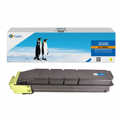GG-TK8600Y G&G Тонер-картридж желтый для Kyocera FS-C8600DN/8650DN (20000 стр)