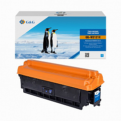 GG-W2121X G&G Тонер-картридж голубой для HP Color LJ Entprise M554/555, MFP M578  (10000 стр)