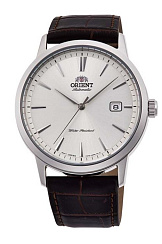 RN-AC0F07S Orient часы мех.соврем. муж.,кож.бр-т,50m,DATE(инст.KCa)(арт.RN-AC0F07S)