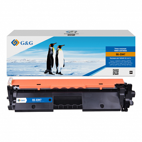GG-C047 G&G Тонер-картридж для Canon i-SENSYS LBP112/113w MF112/113w (1600 стр)
