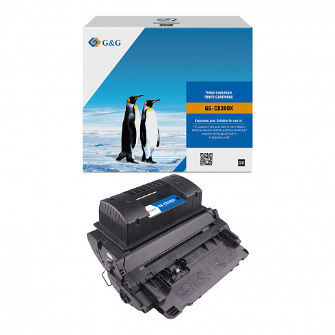 GG-CE390X G&G Тонер-картридж для HP LaserJet Enterprise 600 M602/603 M4555MFP (24000стр)