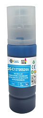 GG-C13T66424A G&G чернила голубые T6642C для Epson L100/110/120/121/132/1300 (100 мл)