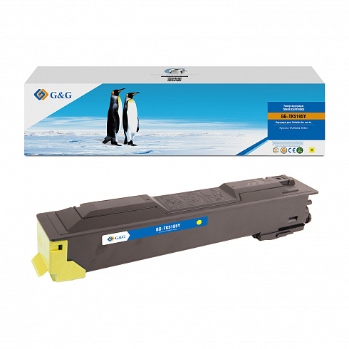 GG-TK5195Y G&G Тонер-картридж желтый для Kyocera TASKalfa 306ci (7000 стр)