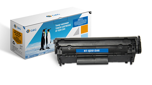 GG-Q2612AX G&G Тонер-картридж для HP LaserJet 1020/1022/3015/3020/3030  M1005/1319 (3000стр)