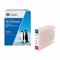GG-C13T04A340 G&G струйный пурпурный картридж для Epson  WorkForce WF-C8190/WF-C8690 (8000стр)