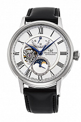 RE-AY0106S Orient STAR часы мех. муж., кож.бр-т,50m,DATE(инст.EMAM85)(арт.RE-AY0106S00B)